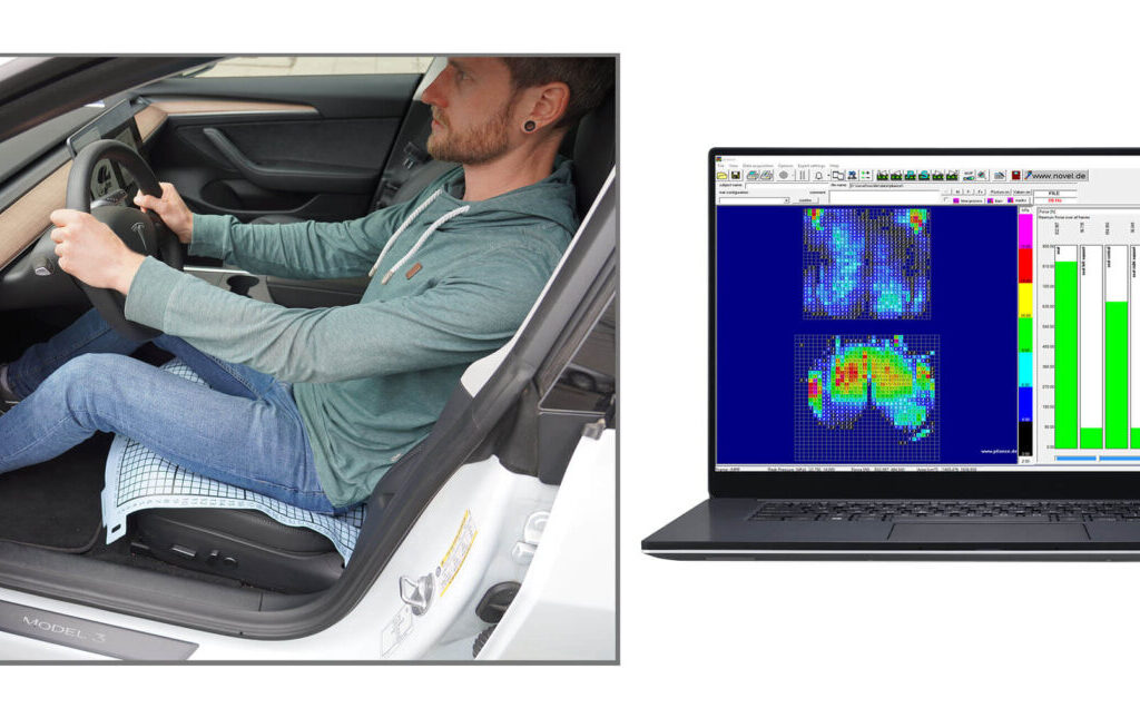 pliance car seat pressure distribution measurement