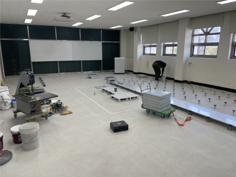 Bertec 힘판 Access Floor 설치 과정