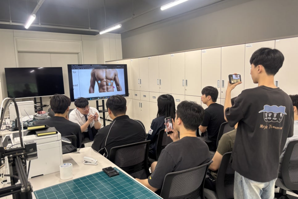상우과학, 계명대학교 EMG ECG 교육